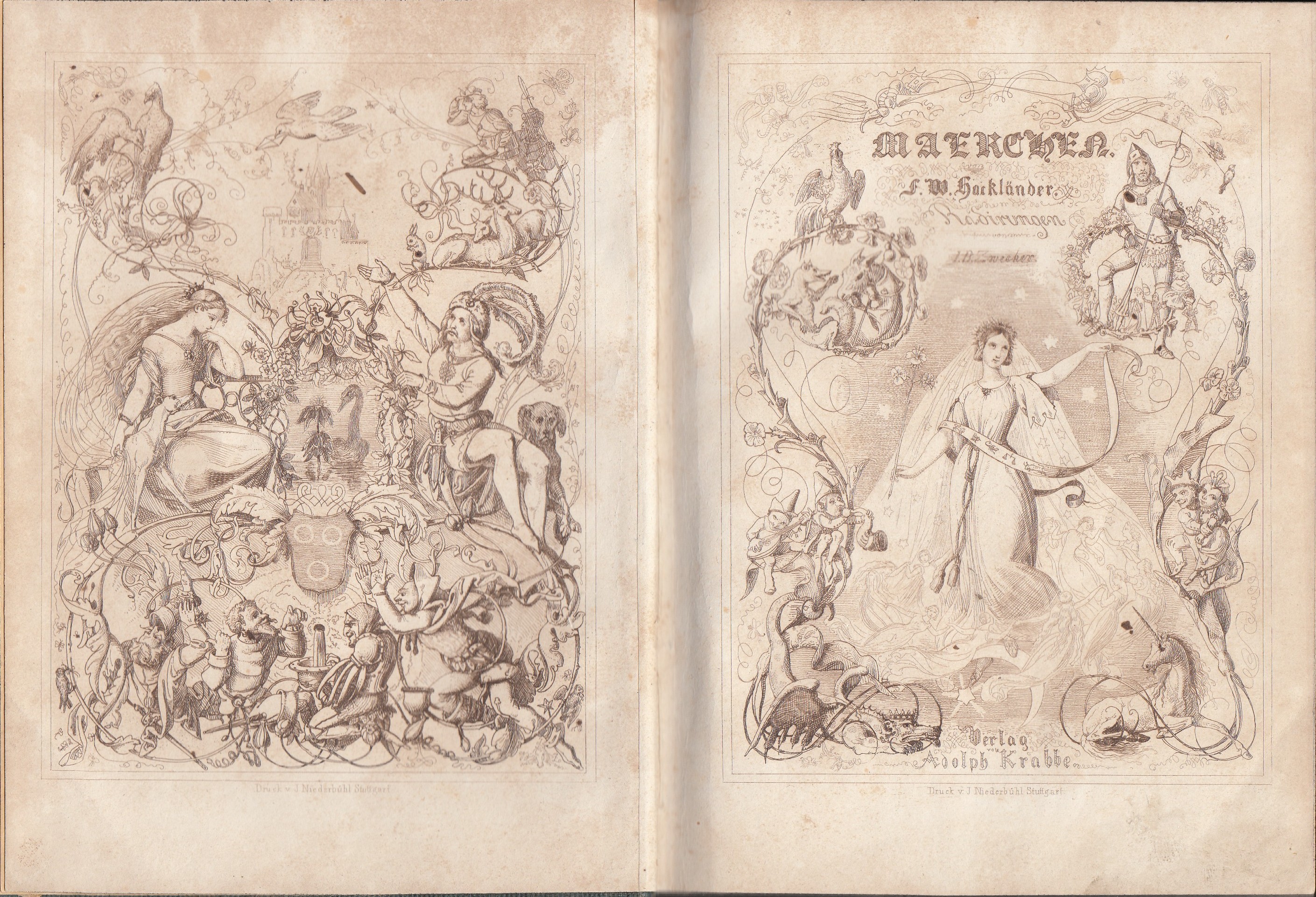 Stuttgart, Krabbe, 1843